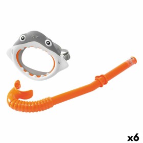 Snorkel Goggles and Tube for Children Intex Shark (6 Units) by Intex, Snorkelling Packages - Ref: S8901571, Price: 45,31 €, D...