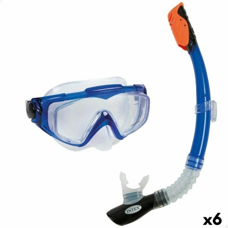 Gafas de Buceo con Tubo Intex Aqua Pro Azul | Tienda24 - Global Online Shop Tienda24.eu