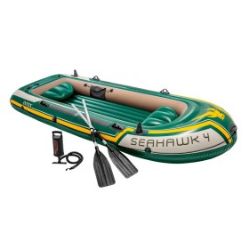 Inflatable Boat Intex Seahawk 4 Green 351 x 48 x 145 cm by Intex, Boats - Ref: S8901595, Price: 141,92 €, Discount: %