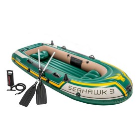 Inflatable Boat Intex Seahawk 3 Green 295 x 43 x 137 cm by Intex, Boats - Ref: S8901598, Price: 109,35 €, Discount: %