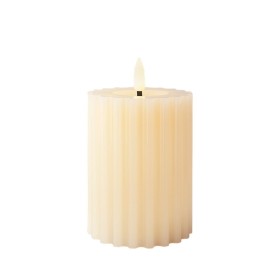 LED Candle Golden 8 x 8 x 15 cm (12 Units) | Tienda24 Tienda24.eu