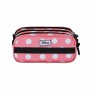 Trousse Fourre-Tout Triple Minnie Mouse Karactermania Rose | Tienda24 Tienda24.eu