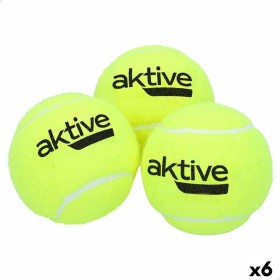 Pelotas de Tenis Aktive Pro 3 Piezas Amarillo 6 Unidades Aktive - 1