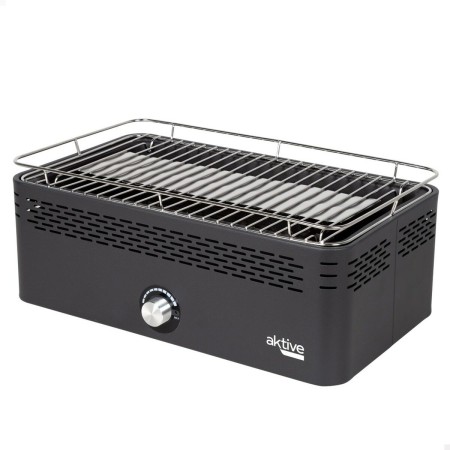 Tragbarer rauchfreier Holzkohlegrill Aktive Edelstahl Eisen 45 x 19 x 28 cm | Tienda24 - Global Online Shop Tienda24.eu