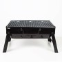 Barbecue Portatile Aktive Rettangolare Nero Acciaio 40 x 20 x 28 cm | Tienda24 - Global Online Shop Tienda24.eu