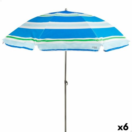 Sombrilla Aktive UV50 Ø 200 cm Poliéster 200 x 196 x 200 cm (6 Unidades) | Tienda24 - Global Online Shop Tienda24.eu