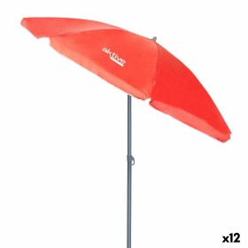 Parasol Aktive UV50 Ø 180 cm Corail Polyester Aluminium 180 x 187 x 180 cm (12 Unités) de Aktive, Parasols - Réf : S8902337, ...