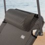 Sun-lounger Aktive Foldable Parasol Grey 193 x 30 x 53 cm | Tienda24 - Global Online Shop Tienda24.eu