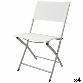 Folding Chair Aktive White 46 x 81 x 55 cm (4 Units) by Aktive, Folding Chairs - Ref: S8902424, Price: 97,89 €, Discount: %