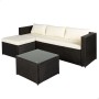 Garden furniture Aktive 3-Seater Sofa Side table 203 x 125 x 64 cm | Tienda24 - Global Online Shop Tienda24.eu