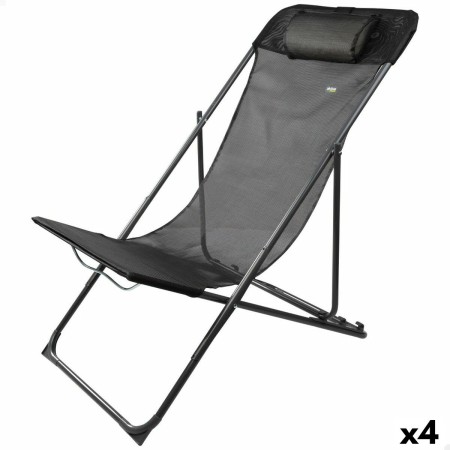 Reclining lounder Aktive Black 53 x 87 x 78 cm (4 Units) | Tienda24 - Global Online Shop Tienda24.eu