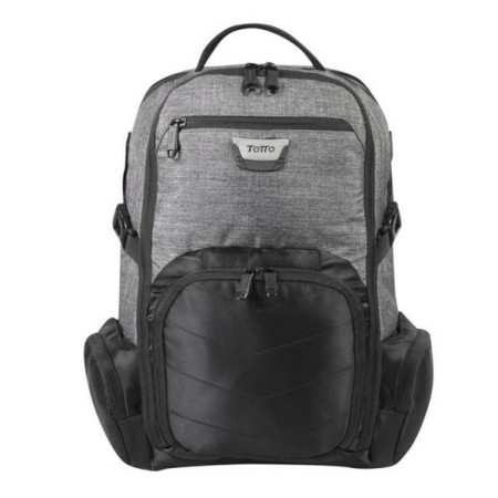 Mochila para Portátil Totto MA04IND588-1620G-GN0 Negro Gris 15" de Totto, Bolsas y fundas para portátiles y netbooks - Ref: M...