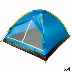 Magasin de campagne Aktive 4 personnes 210 x 130 x 240 cm (4 Unités) de Aktive, Tentes dôme - Réf : S8902878, Prix : 114,43 €...