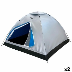 Tenda de Campanha Aktive 4 pessoas 205 x 130 x 205 cm (2 Unidades) de Aktive, Tendas iglu - Ref: S8902879, Preço: 58,24 €, De...