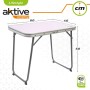 Mesa Dobrável Aktive 60 x 50 x 40 cm (4 Unidades) | Tienda24 - Global Online Shop Tienda24.eu