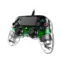 Controlo remoto sem fios para videojogos Nacon PS4OFCPADCLGREEN Verde Transparente PlayStation 4 | Tienda24 Tienda24.eu