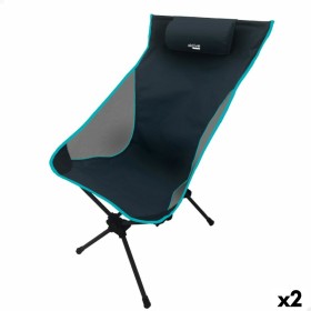 Foldable Camping Chair Aktive (2 Units) | Tienda24 - Global Online Shop Tienda24.eu