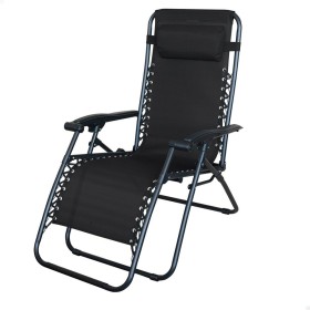 Chaise longue Aktive Noir 52 x 102 x 68 cm de Aktive, Bains de soleil - Réf : S8905426, Prix : 46,05 €, Remise : %