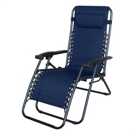 Chaise longue Aktive Bleu 52 x 102 x 68 cm de Aktive, Bains de soleil - Réf : S8905427, Prix : 46,05 €, Remise : %