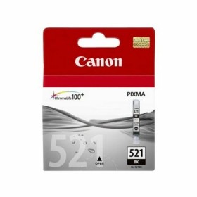 Original Ink Cartridge Canon CLI-521 BK Black by Canon, Printer toners and inks - Ref: M0317552, Price: 16,40 €, Discount: %