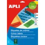 Etiquetas para Impressora Apli 1601 Vermelho A4 de Apli, Notas autocolantes - Ref: M0317576, Preço: 12,84 €, Desconto: %