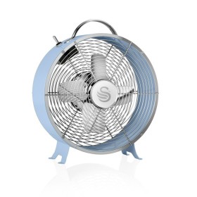 Ventilador de Sobremesa Swan Retro SFA12630BL Azul 1,8 x 31 x