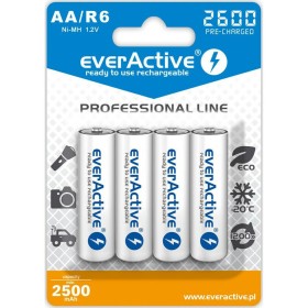 Pilhas Recarregáveis EverActive EVHRL6-2600 2500 mAh 1,2 V de EverActive, Pilhas recarregáveis - Ref: S9106106, Preço: 14,75 ...