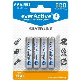 Rechargeable Batteries EverActive EVHRL03-800 R03 AAA 1,2 V by EverActive, Rechargeable Batteries - Ref: S9106109, Price: 6,2...