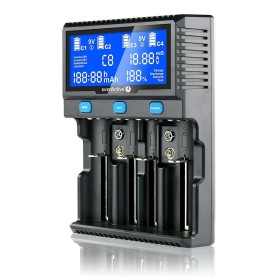 Caricabatterie Varta LCD Universal Charger+ Tipo C Tipo D 1600 mAh 100-240 V | Tienda24 - Global Online Shop Tienda24.eu