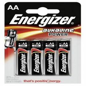 Alkaline Batteries Energizer 90080 1,5 V AA LR6 (4 Units) by Energizer, Disposable Batteries - Ref: S9106154, Price: 2,59 €, ...