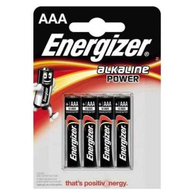 Batteries Energizer 90081 1,5 V AAA LR03 (4 Unités) (12 Unités) de Energizer, Piles jetables - Réf : S9106155, Prix : 2,59 €,...