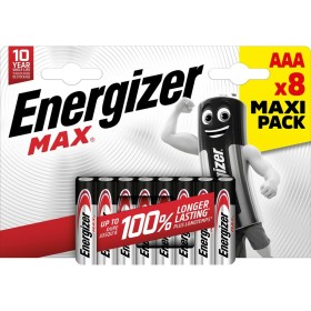 Batteries Energizer LR03 1,5 V 9 V AAA (8 Unités) de Energizer, Piles jetables - Réf : S9106185, Prix : 6,00 €, Remise : %