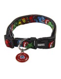 Collier pour Chien Marvel XXS/XS Noir | Tienda24 Tienda24.eu