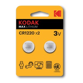 Batterien Kodak CR1220 3 V (2 Stück) von Kodak, Einwegbatterien - Ref: S9106219, Preis: 1,68 €, Rabatt: %