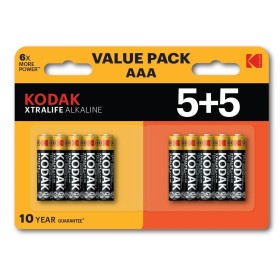 Batterie Kodak XTRALIFE 1,5 V AAA (10 Unità) di Kodak, Pile monouso - Rif: S9106226, Prezzo: 5,65 €, Sconto: %