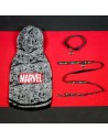 Collier pour Chien Marvel XXS/XS Noir | Tienda24 Tienda24.eu