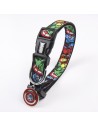 Collier pour Chien Marvel XXS/XS Noir | Tienda24 Tienda24.eu