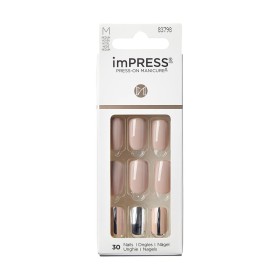 Set de Manucure Nooves Premium Beige Feuilles de gel pour ongles 8 Pièces | Tienda24 Tienda24.eu