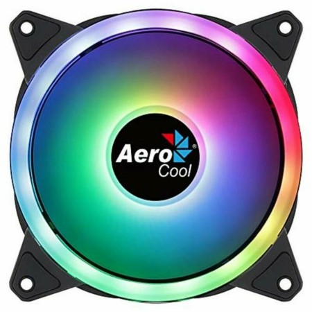 Ventilador de Caixa Aerocool Duo 12 1000rpm (Ø 12 cm) RGB Ø 12 cm (1 Unidade) de Aerocool, Ventilação e refrigeração - Ref: S...