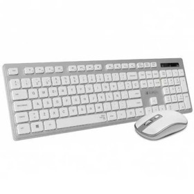 Clavier et souris sans fil Subblim SUBKBW-CEKE10 Espagnol Qwerty Argenté de Subblim, Ensembles Clavier et Souris - Réf : M031...