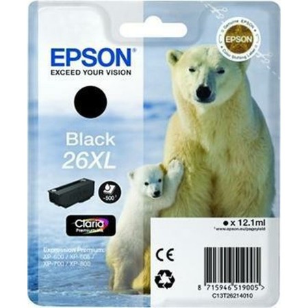 Original Tintenpatrone Epson 26XL Schwarz | Tienda24 Tienda24.eu