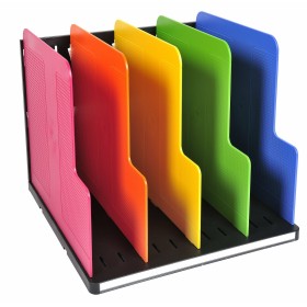 Organiser Folder Oxford Multicolour A4 (10Units) | Tienda24 Tienda24.eu