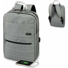 Mochila para Portátil e Tablet com Saída USB Subblim SUB-BP-3EAP001 Cinzento de Subblim, Bolsas e capas para computadores por...