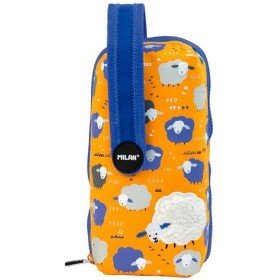 Bolsa Escolar F.C. Barcelona Grená Azul Marinho (22 x 5 x 8 cm) | Tienda24 Tienda24.eu