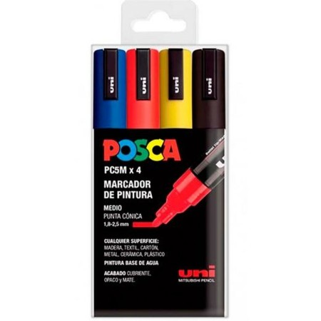 Conjunto de Marcadores POSCA PC-5M Multicolor | Tienda24 Tienda24.eu