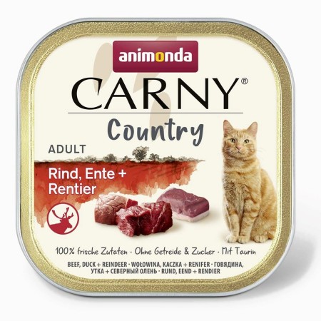 Cat food Animonda Carny Country Beef Pato + Reno Beef 100 g | Tienda24 - Global Online Shop Tienda24.eu