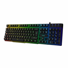 Teclado Gaming SteelSeries Apex 3 Qwerty espanhol | Tienda24 Tienda24.eu