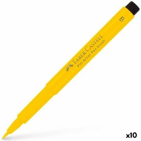 Pennarelli Faber-Castell Pitt Artist Cadmium Giallo (10 Unità)