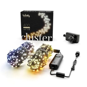 Wreath of LED Lights Twinkly CLUSTER Christmas Black 6 m by Twinkly, Christmas - Ref: S91104839, Price: 177,89 €, Discount: %