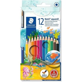 Matite Colorate Acquerellabili Staedtler Noris Aquarell Multicolore (12 Unità) di Staedtler, Materiali da disegno - Rif: M031...